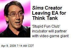 Sims Creator Leaving EA for Think Tank