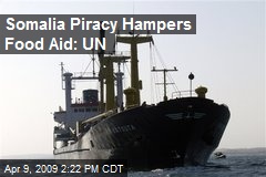 Somalia Piracy Hampers Food Aid: UN