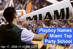 Playboy Names Miami Top Party School