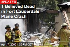 1 Believed Dead in Fort Lauderdale Plane Crash