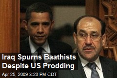 Iraq Spurns Baathists Despite US Prodding