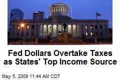 Fed Dollars Overtake Taxes as States' Top Income Source