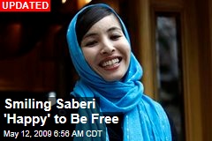 Smiling Saberi 'Happy' to Be Free