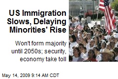 US Immigration Slows, Delaying Minorities' Rise
