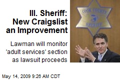 Ill. Sheriff: New Craigslist an Improvement