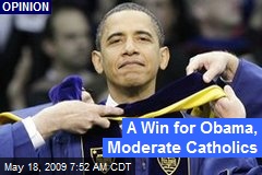 A Win for Obama, Moderate Catholics