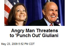 Angry Man Threatens to 'Punch Out' Giuliani