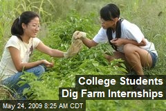 College Students Dig Farm Internships