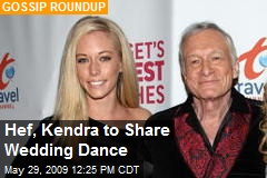Hef, Kendra to Share Wedding Dance