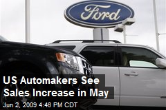 US Automakers See Sales Increase in May