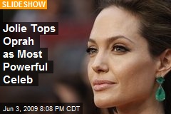 Jolie Tops Oprah as Most Powerful Celeb