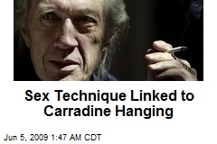 Sex Technique Linked to Carradine Hanging
