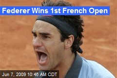 Federer Wins 1st French Open