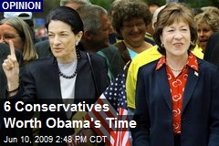 6 Conservatives Worth Obama's Time