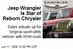Jeep Wrangler Is Star of Reborn Chrysler