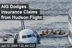 AIG Dodges Insurance Claims from Hudson Flight