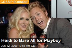 Heidi to Bare All for Playboy