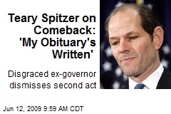 Teary Spitzer on Comeback: 'My Obituary's Written'