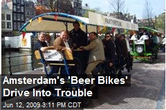 Amsterdam's 'Beer Bikes' Drive Into Trouble