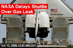 NASA Delays Shuttle Over Gas Leak