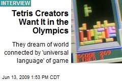 Tetris Creators Want It in the Olympics