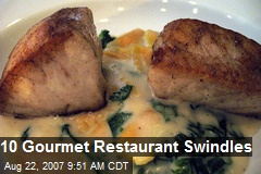 10 Gourmet Restaurant Swindles