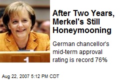 After Two Years, Merkel's Still Honeymooning