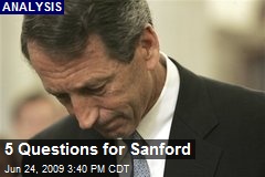 5 Questions for Sanford
