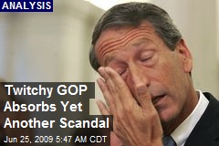 Twitchy GOP Absorbs Yet Another Scandal