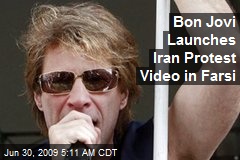 Bon Jovi Launches Iran Protest Video in Farsi