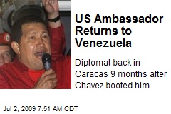 US Ambassador Returns to Venezuela