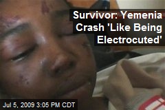 Survivor: Yemenia Crash 'Like Being Electrocuted'