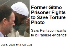 Former Gitmo Prisoner Fights to Save Torture Photo