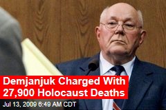 Demjanjuk Charged With 27,900 Holocaust Deaths