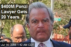 $400M Ponzi Lawyer Gets 20 Years