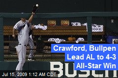 Crawford, Bullpen Lead AL to 4-3 All-Star Win