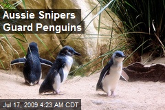 Aussie Snipers Guard Penguins