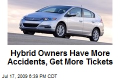 Hybrid Owners Have More Accidents, Get More Tickets