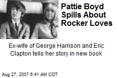 Pattie Boyd Spills About Rocker Loves