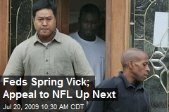 Feds Spring Vick; Appeal to NFL Up Next