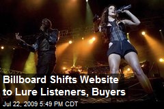 Billboard Shifts Website to Lure Listeners, Buyers