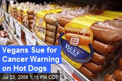 Vegans Sue for Cancer Warning on Hot Dogs