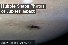 Hubble Snaps Photos of Jupiter Impact