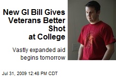 New GI Bill Gives Veterans Better Shot at College