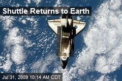 Shuttle Returns to Earth