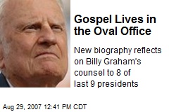 Gospel Lives in the Oval Office