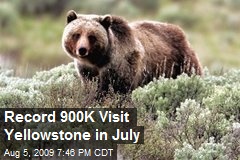 Record 900K Visit Yellowstone in July