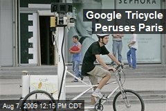 Google Tricycle Peruses Paris
