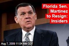Florida Sen. Martinez to Resign: Insiders