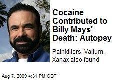 Cocaine Contributed to Billy Mays' Death: Autopsy